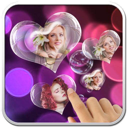 Love Bubble Photo HD Live wallpaper icon