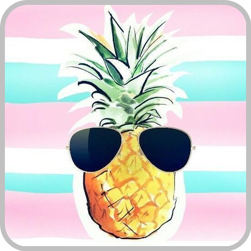 Cute Pineapple Wallpaper icon