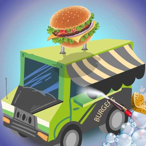 Food Truck Wash &amp; Clean up: Cleaning Games icon