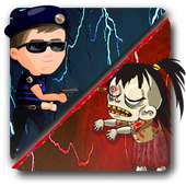 Polis vs Zombies-bağımlılık çekim oyunu