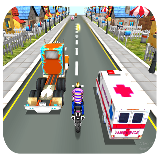 Moto rush traffic أيقونة