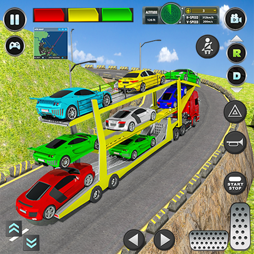 Car Transporter Truck Driver icon