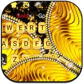 Golden Zipper Keyboard Theme