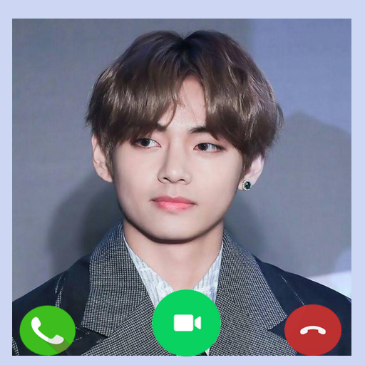 Taehyung BTS Fake Video Chat Call Prank icon