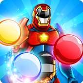Super Hero Bubble Shooter