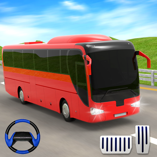 Real City Coach Bus Drive: PvP Free Bus Games 2021 icon