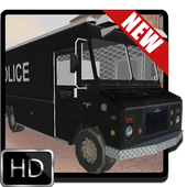 Police Car Van &amp; Bus Parking icon