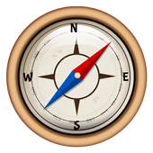 GPS Compass Navigator, Compass sensor &amp; Locations иконка