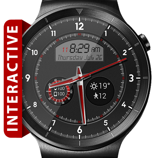 Simply Basic HD Watch Face Widget &amp; Live Wallpaper icon