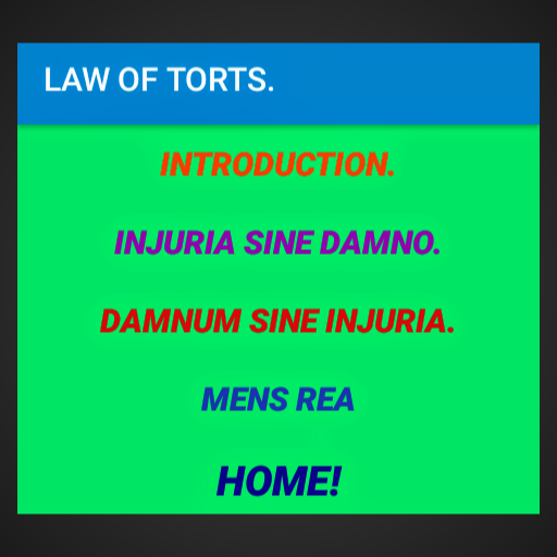 Law of Torts- Revision notes. icon