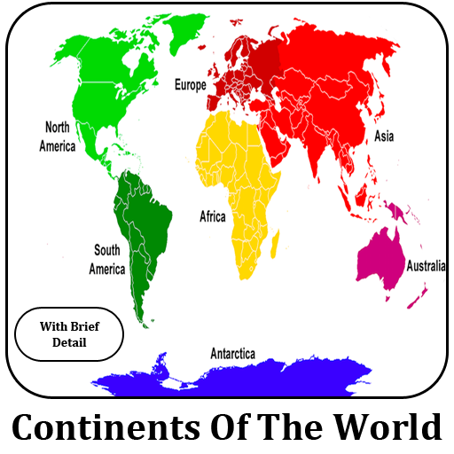 Continents of world icon