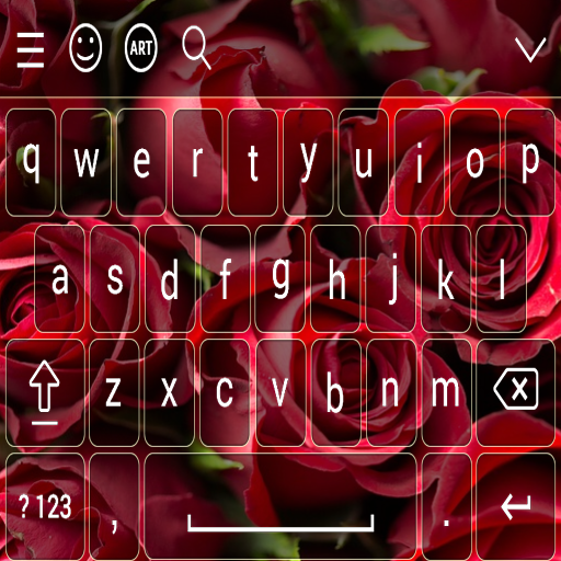Red Rose Keyboard icon