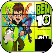 Play BEN 10 Sliding Jigsaw Puzzle Game icon