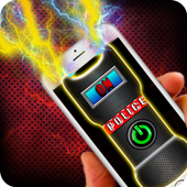 Shock. Stun gun icon