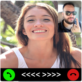 Fake Video Call : Girlfriend Fake Time prank icon