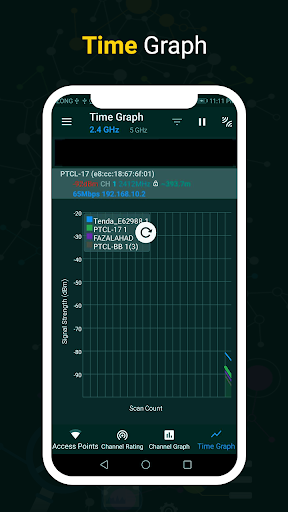 WiFi Analyzer - Signal meter screenshot 6