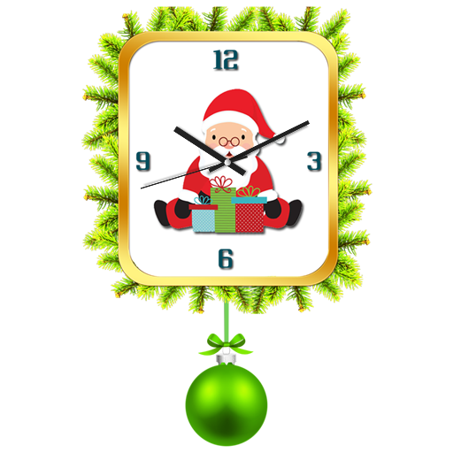 Christmas clock live wallpaper icon