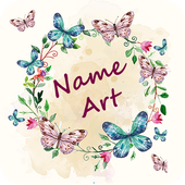 Name Art  : Name Art Editor - Design Your own Name icon