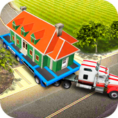 House Transport Truck Moving Van Simulator icon