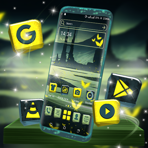 Butterfly Landscape Theme icon