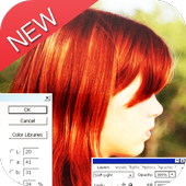 change hair color in photo icon