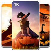 Halloween Wallpapers HD Phone backgrounds 2019 icon