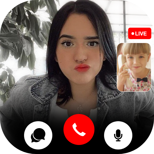 domelipa 📞Video Call &amp; Chat   Call prank icon