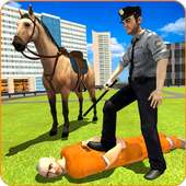 Police Horse Criminal Chase 3D