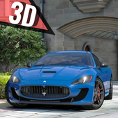 Driving School Car 3D icon
