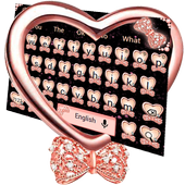 Glitter Heart Diamond Keyboard icon
