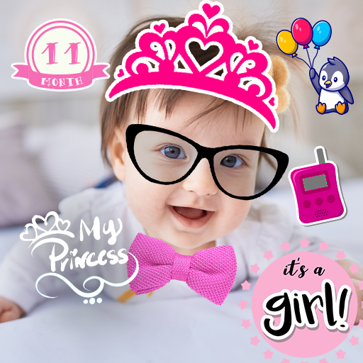 Baby Story Pic Editor Milestone Collage Maker icon