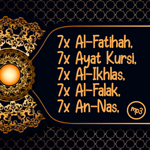 7x Al-Fatihah,Ayat Kursi,Al-Ikhlas,Al-Falak,An-Nas icon