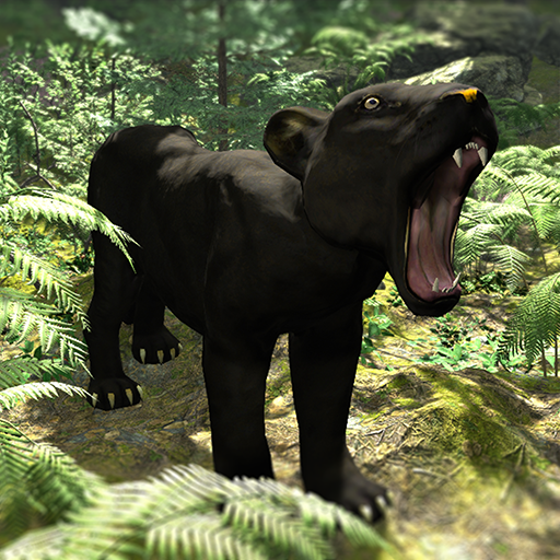 Wild Panther Animal Family Sim icon