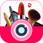 efectos mágicos de la cámara de maquillaje facial icon