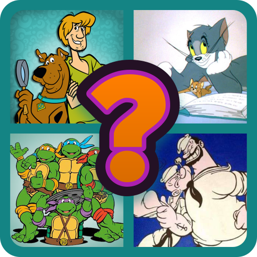 Guess the cartoon name trivia icon