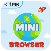 Mini for facebook fast fb icon