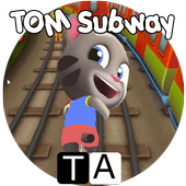 Talking Cat my Tom Bus &amp; Subway : Surfing Run 3D icon
