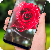 Rose Live Wallpaper 2018: HD Flower Backgrounds icon