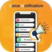 App Voice Notification for Incoming Messages icon
