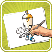 How To Draw Graffiti Characters icon