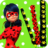 How to make Ladybug school supplies icon
