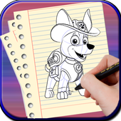 How to Draw Paw Patrol icon