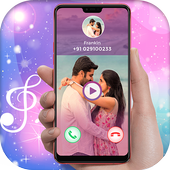 Romantic Video Ringtone for Incoming Call icon