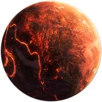 3D Flame doom planet live wallpaper on 9Apps