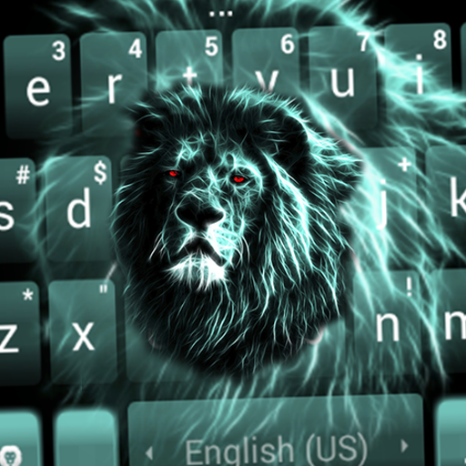 Luminous Lion Tema de teclado icon