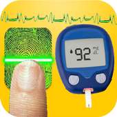 Fingerprint Blood Sugar Checker Test