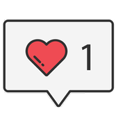WhatsApp Heart Sticker icon