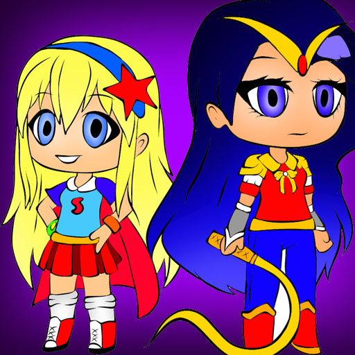 How to draw gacha club anime girl step by step icon