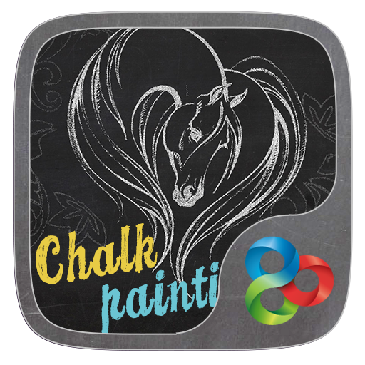 Chalk Painting Go Launcher Theme icon