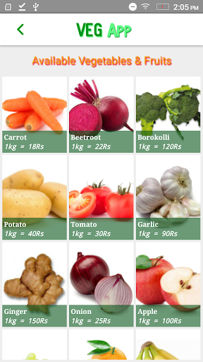 VEG APP screenshot 3